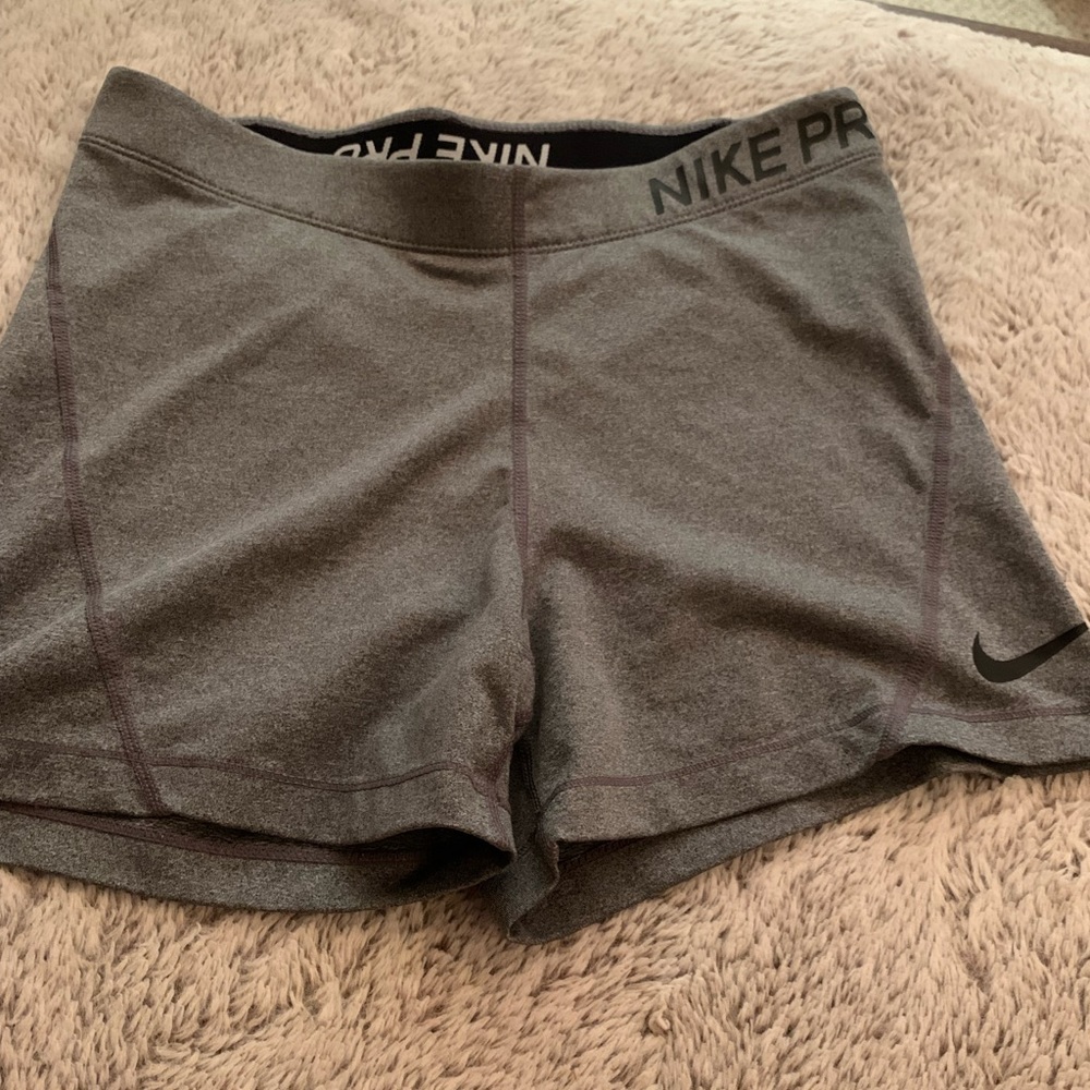 grey nike pros